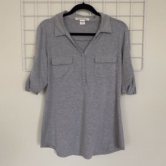 Sweetly Wonderful Heather Grey Soft Knit - Picture 2 of 6